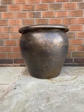 Large Bronze Glazed Terracotta