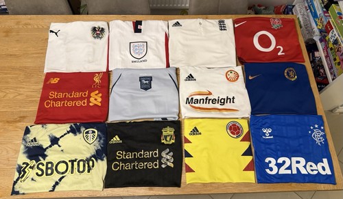 Football shirts job lot x12 - lot,
