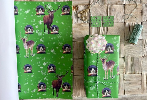 Snow globes and - , reindeer