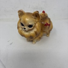 3.5" POMERANIAN? DOG FIGURINE