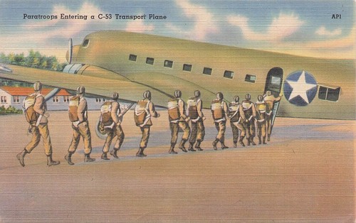 Paratroopers transport - c-53,