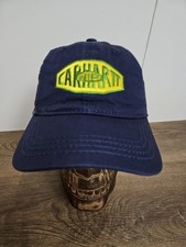 Carhartt WIP Canvas Cap Deadstock Adjustable Workwear USA Navy One Size #bnwot