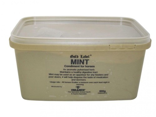 Gold label mint for horses - mint, |