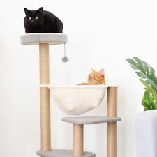 Multilevel Cat Scratching Tree Activity Centre Post Kitten Climbing Tower Large