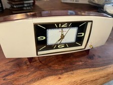 VINTAGE MCM RHYTHM #6812 Glow In The Dark Alarm Clock MI JAPAN Swan Lake Working