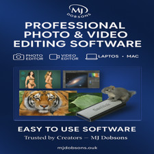 Professional Photo Video Editing Software USB – Image Editor for PC W11 - W10