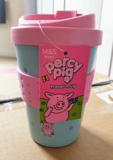 M&S Percy Pig Travel Mug Cup