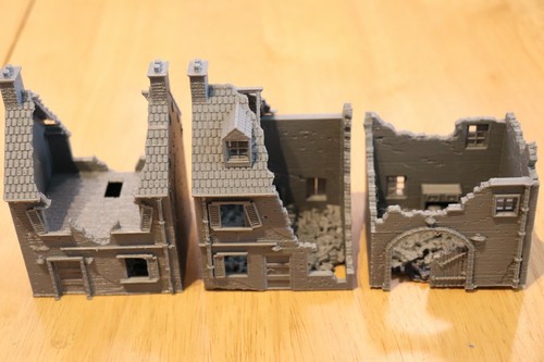 Damaged destroyed buildings - 6,