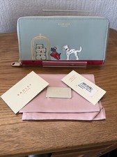 Genuine Radley ‘LUGGAGE TROLLEY’ Large   Zip Around Purse BNWT