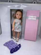 Chad Valley Design a Friend Doll Katie Extra Purple Outfit Blonde / Pink Hair