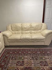 3 piece  Genuine Leather  sofa