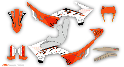Graphics kit ktm 125 - graphics,