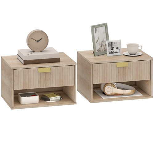 Homcom floating bedside tables - homcom,