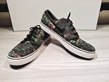 **Rare** Nike Zoom Stefan Janoski Canvas SB Green/Black Size 8 Uk