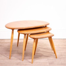 Ercol pebble table nest model - ercol,