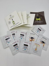 New 14 X The Body Shop Samples Carrot Oils Of Life Vitamin E Hemp