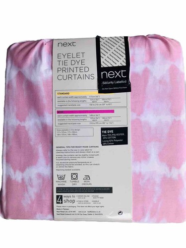 Pink curtains 168x183cm - pink, by