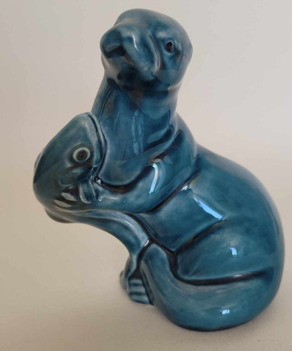 Vintage poole pottery otter - poole,