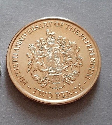 Gibraltar pence coin 2017 - pence,