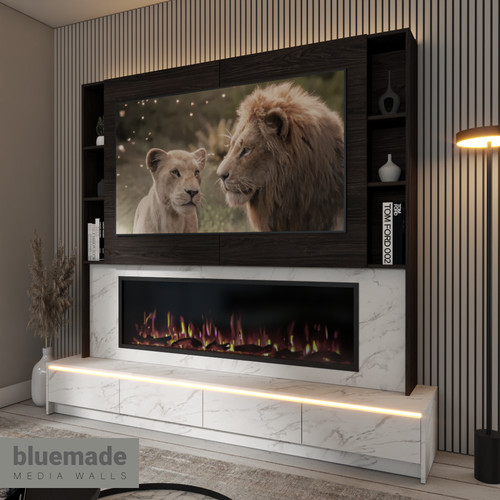 2200mm media wall furniture - tv,