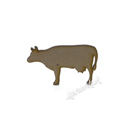 Wooden Cow Craft Shapes - MDF