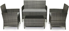 Grey Rattan Garden Furniture