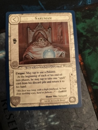 Middle earth ccg tcg saruman - middle,