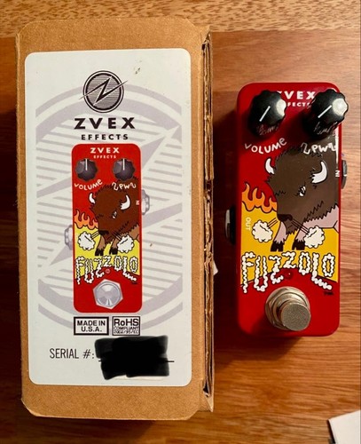 Zvex fuzzolo black - black, knob