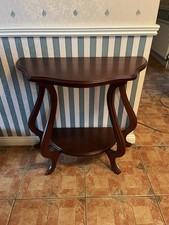 Dark Brown Wooden Side Table
