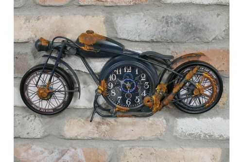 Motorbike clock - motorbike,