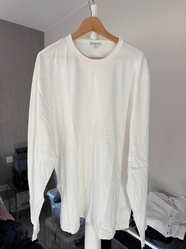 James perse white long sleeve - james,