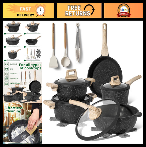 Non stick pots and - pots, set
