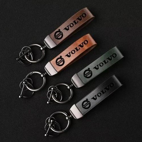 Leather keyring for - leather, cars
