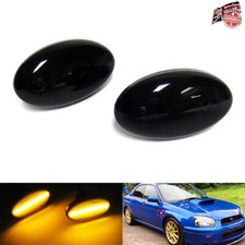 2x Black Lens Side Indicator