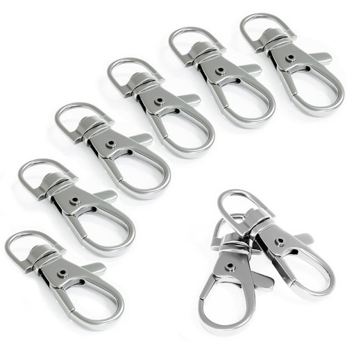 Metal key ring clasp clips - 8,