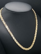 9ct Yellow Gold Flat Byzantine