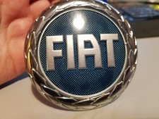 FIAT CAR BADGE - GENUINE PART - BLUE - 85MM
