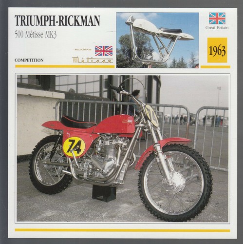 1963 triumph rickman - 1963, 500
