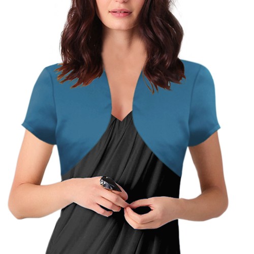 Blue satin bridesmaid - satin, wedding