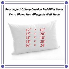 Hollowfibre Oblong Cushion Pad – Scatter Cushion Inner Rectangular Filler
