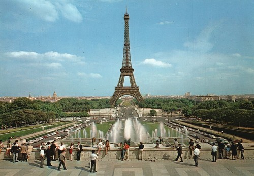 Postcard eiffel tower - postcard,