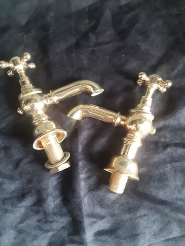 Lovely old set brass - old,