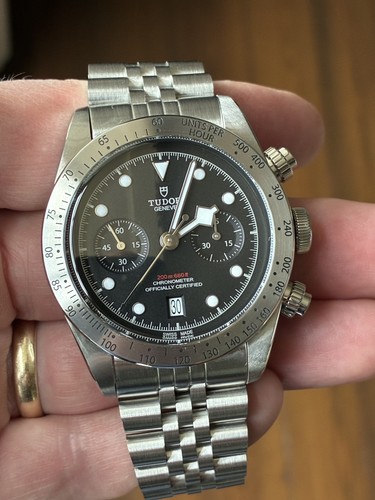 Tudor black bay - black, chrono