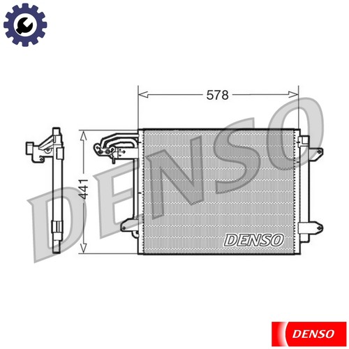 Condenser air conditioning - condenser,
