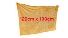 Mustard coloured large homebase throw 120cm x 190cm been washed ready for sale