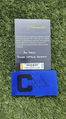 Jon harley signed - signed, captain’s