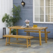 3 Pieces Garden Dining Set