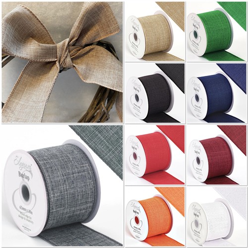 63mm luxury wired - luxury, burlap