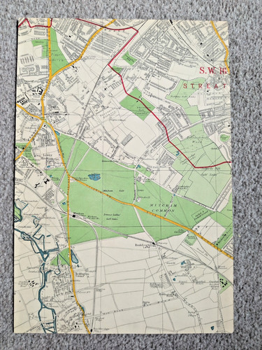 1929 antique bacon map of - antique,