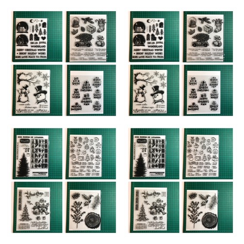 Large christmas stamp sets - christmas,
